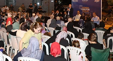 Bursa İnegöl'de Başkan Taban Kemalpaşa sakinlerini dinledi