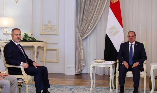 Bakan Fidan, Mısır Cumhurbaşkanı Sisi ile görüştü