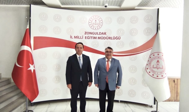 BEÜ Rektörü Özölçer'den İl Milli Eğitim Müdürü Keskin'e hayırlı olsun ziyareti
