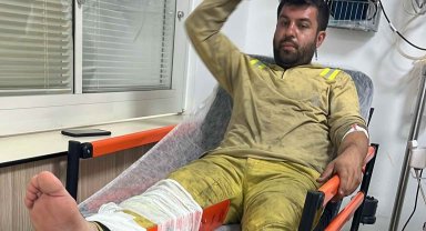 Karabük'te soğutma çalışmasına katılan arazöz devrildi: 2 yaralı