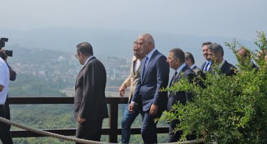 Kültür Bakanı Ersoy, Filyos Antik Kenti'nde İncelemelerde Bulundu