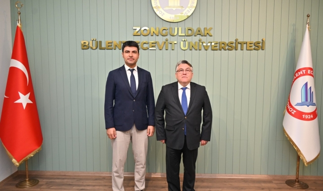 BEUN Rektörü Özölçer, Bölge Müdürü Yeğin'i kabul etti