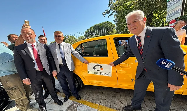 Bursa'da taksi sektöründe dijital hamle... 'Bursa Taksi' uygulaması tanıtıldı