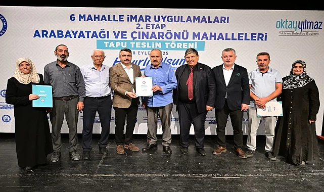 Bursa Yıldırım'da tapu seferberliği sürüyor