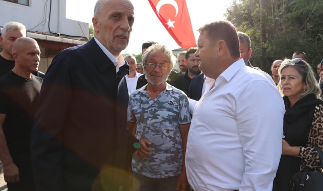 TÜRK-İŞ Genel Başkanı Atalay'dan taziye ziyareti