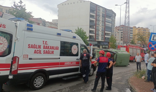 Zonguldak Ereğli'de otomobil takla attı: 1 yaralı