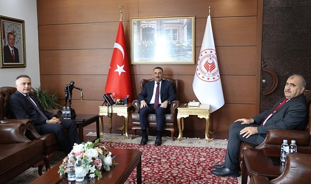 Dr. Ersin Dilber, Vali Hacıbektaşoğlu'nu Ziyaret Etti