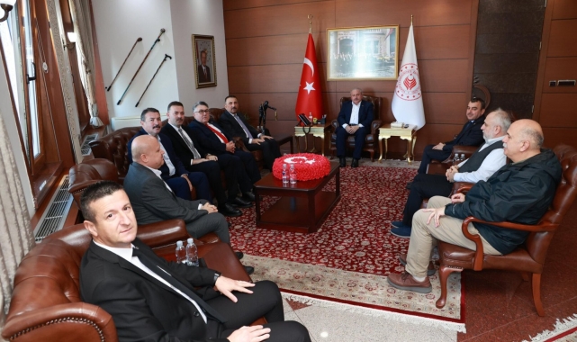 Şentop Zonguldak'ta protokolle buluştu