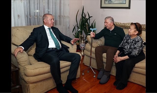 Cumhurbaşkanı Erdoğan’dan TBMM eski Başkanı Toptan’a ziyaret
