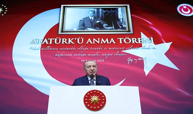 Cumhurbaşkanı Erdoğan: Gazi Mustafa Kemal’in yol haritası 102 yıldır rehberimiz
