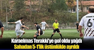 Karaelmas Terakki'ye gol oldu yağdı