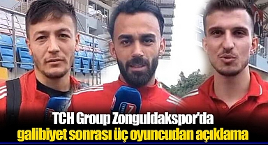 TCH Group Zonguldakspor'da galibiyet sonrası üç oyuncudan açıklama