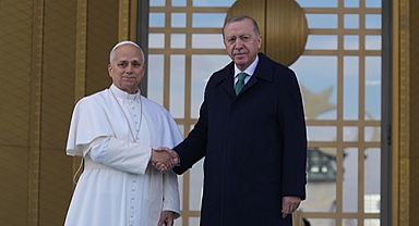 Vatikan Devlet Başkanı Papa 14. Leo Cumhurbaşkanlığı Külliyesinde