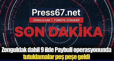 Zonguldak dahil 9 ilde Paybull operasyonunda tutuklamalar peş peşe geldi