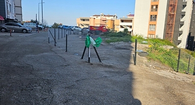 Zonguldak'ta kamulaştırma bedeli ödenmeyen yol için arsa sahipleri çit çekti
