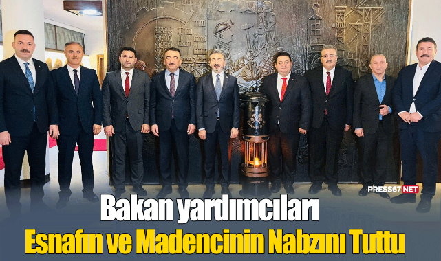 Çalışma Bakanlığı Heyetinden Zonguldak Çıkarması; Esnafın ve Madencinin Nabzını Tuttular