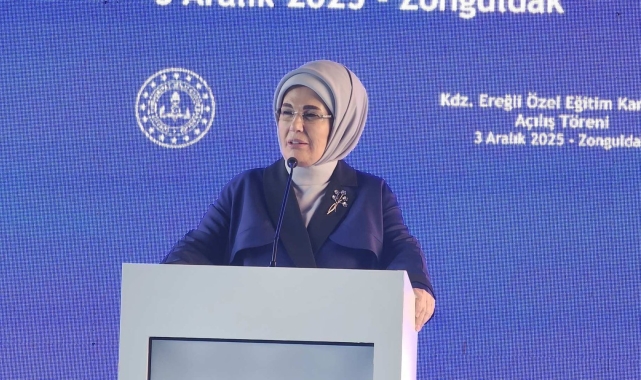 Emine Erdoğan Zonguldak'ta Konuştu