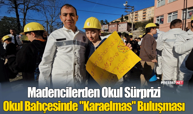 Madencilerden Okul Sürprizi