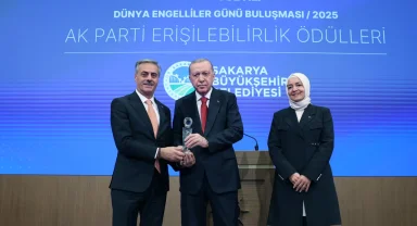 Sakarya’nın toplu taşımada engelleri kaldıran uygulamasına Cumhurbaşkanı Erdoğan’dan ödül