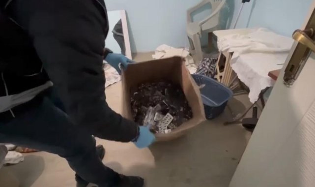 Samsun’da 13 bin 552 uyuşturucu hap ele geçirildi