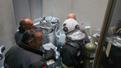 Ereğli’de sağlık ocağının deposu alevlere teslim oldu