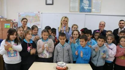 Kaymakam Şıktaş, Ensar'ın doğum gününü kutladı