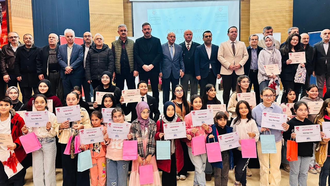 Mustafa Çağlayan, İlim Yayma Cemiyeti’nin ödül törenine katıldı