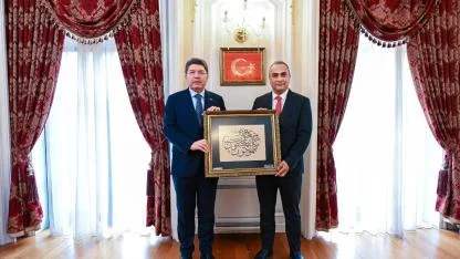 Rektör Akkaya, Adalet Bakanı Yılmaz Tunç’u ziyaret etti