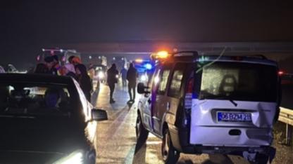 TEM Otoyolu’nun Bolu geçişinde zincirleme kaza: 7 yaralı