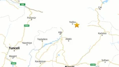 Bingöl Yedisu'da Korkutan Sarsıntı: AFAD Verileri Paylaştı