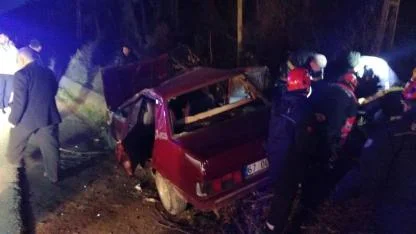 Ereğli-Alaplı yolunda feci kaza! Yaralılar var...