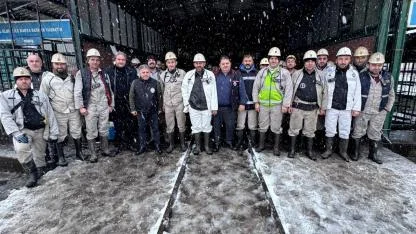 GMİS yönetimi geçici iş durdurma kararı verilen madenlerde işçileri bilgilendirdi