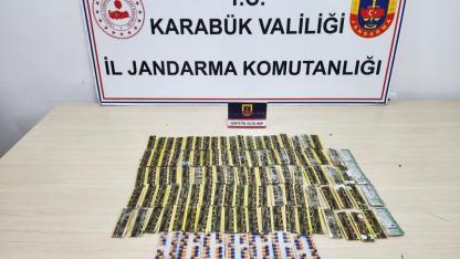 Karabük'te uyuşturucu operasyonunda 1276 hap yakalandı