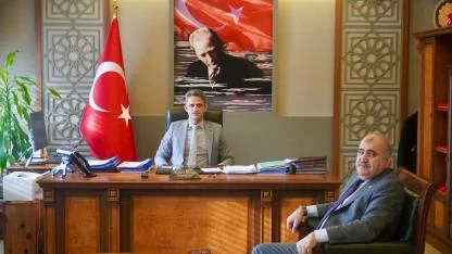 Tarım Müdürü Nihat Ağan Çaycuma Kaymakamı Adem Kaya’yı Ziyaret Etti