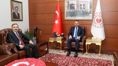 Tayini çıkan İdare Mahkemesi Başkanı'ndan Vali Hacıbektaşoğlu’na veda