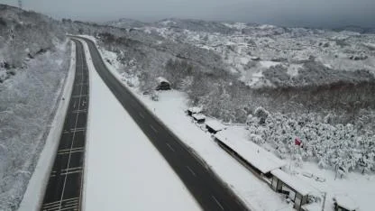 Zonguldak Ereğli yolunda kartpostallık manzara