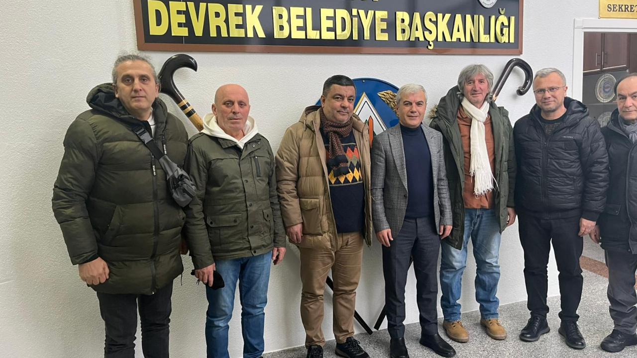 Zonguldak Gazeteciler Cemiyeti’nden Devrek Belediyesi’ne Geçmiş Olsun Ziyareti