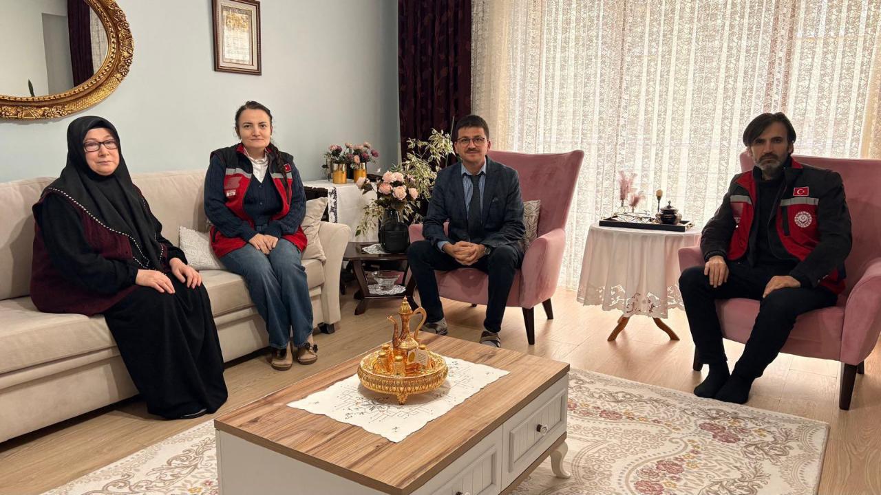 Zonguldak'ta şehit annelerine anlamlı ziyaret