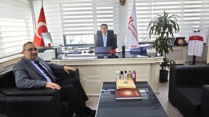 Zonguldak Denetimli Serbestlik Müdürü Aydemir'den Defterdar Serdar'a ziyaret