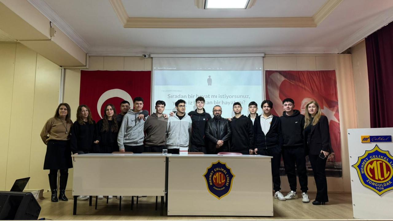 Zonguldak'ta lise öğrencilerine siber güvenlik ve kariyer semineri