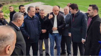 Nusaybin’de selin etkili olduğu bölgelerde inceleme yapıldı