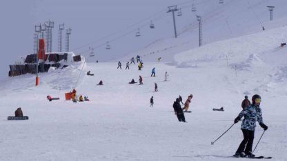 Palandöken bayramda cıvıl cıvıl