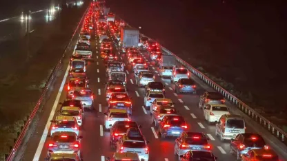 Bayram göçü sürüyor: Düzce’de trafik durma noktasına geldi