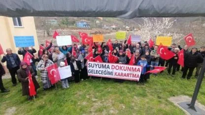 Zonguldak'ta köylüler beton santrali istemiyor