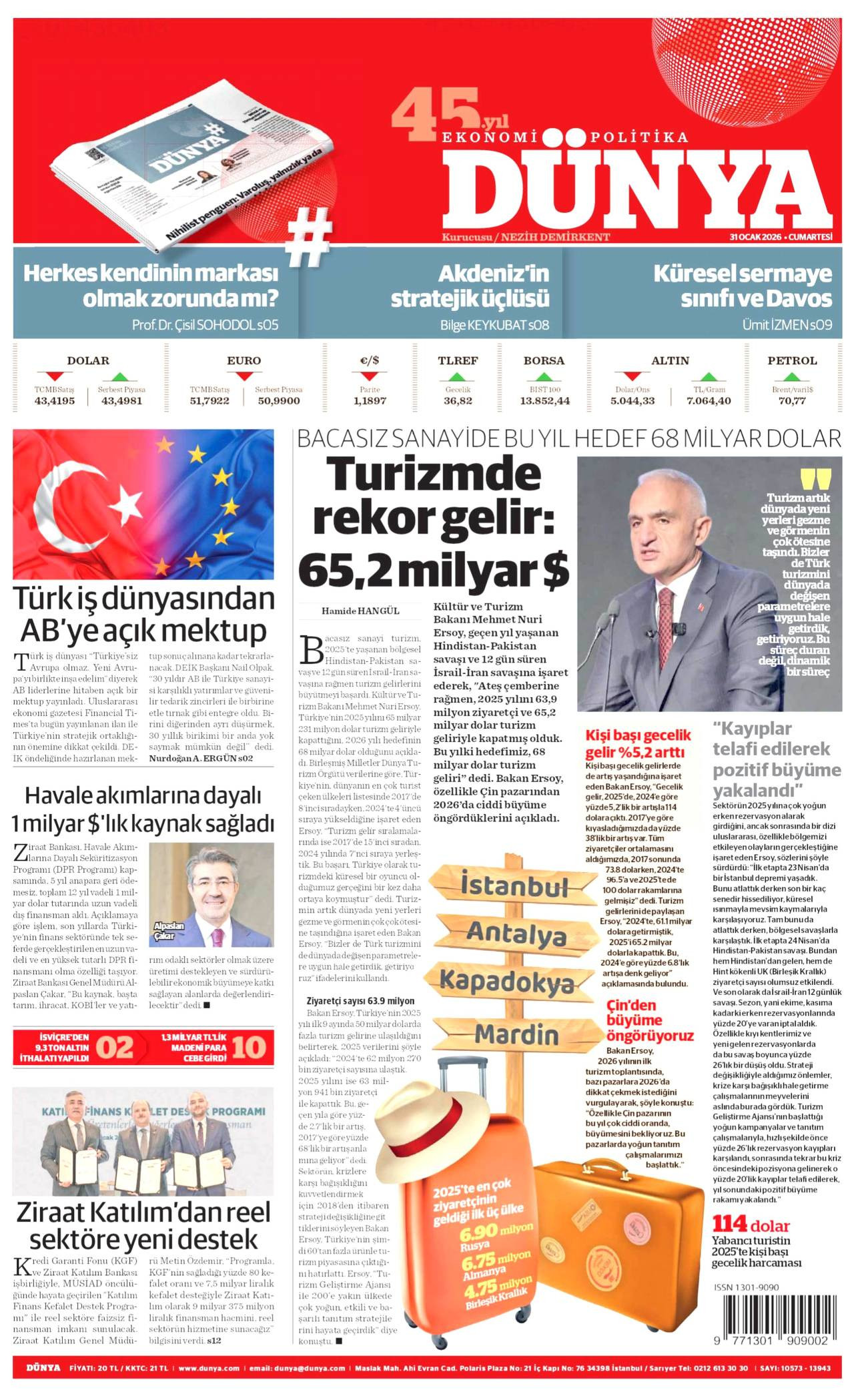 Dünya Gazete Manşeti