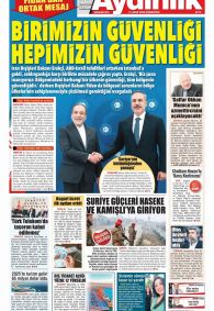 Aydınlık Gazete Manşeti