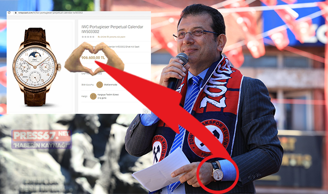 İmamoğlu bileğindeki milyonluk saatle işçi bayramını kutladı! 1