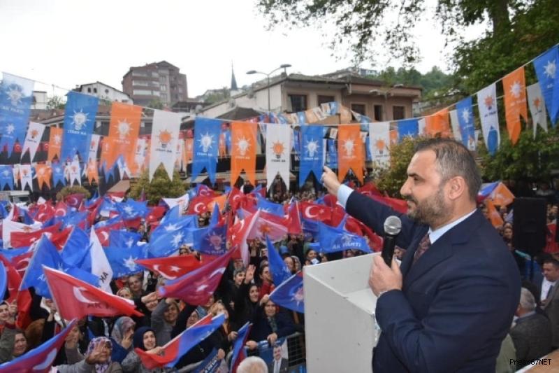 Çaycuma AK Parti'yi bağrına bastı, söz verdi 7