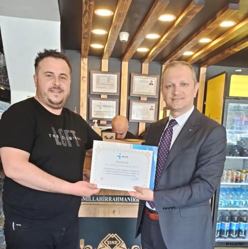 İŞKUR İl Müdürlüğünden İşbirliği İçerisinde Çalışan Firmalara Plaket Verildi 1