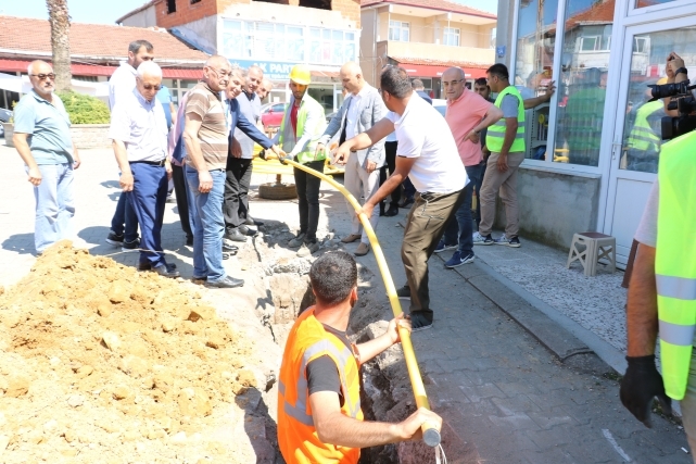 Kandilli'de ilk doğalgaz hattı döşendi  2
